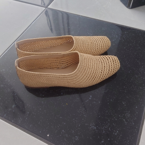 Zara Hand Made Woven Flats - Picture 5 of 6